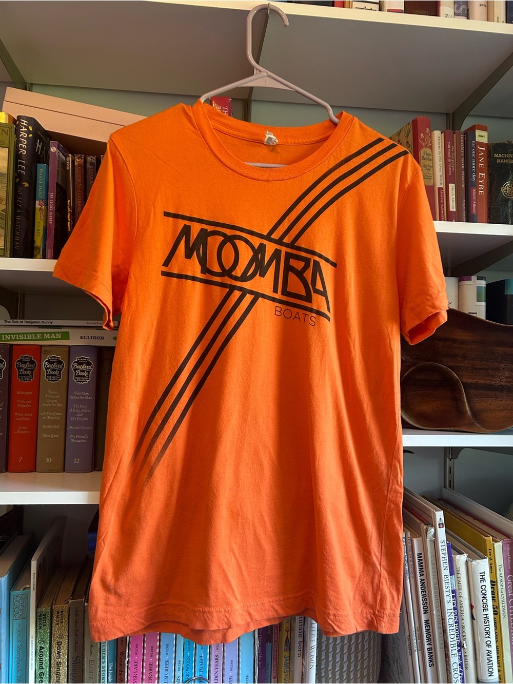 Moomba Boats Men's Orange Graphic Tee